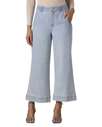 Wit & Wisdom Light Blue Whitney Skyrise Crop Wide Leg Jean