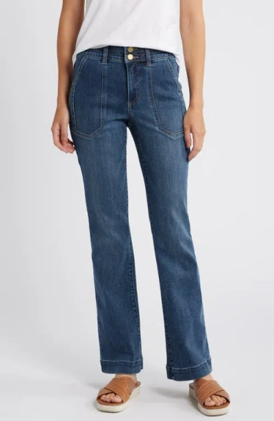 Wit & Wisdom Madison 'ab'solution High Waist Bootcut Jeans In Blue