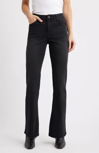 Wit & Wisdom Madison High Waist Bootcut Jeans In Black