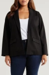 Wit & Wisdom Open Front Blazer In Black
