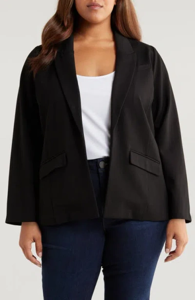 Wit & Wisdom Open Front Blazer In Black