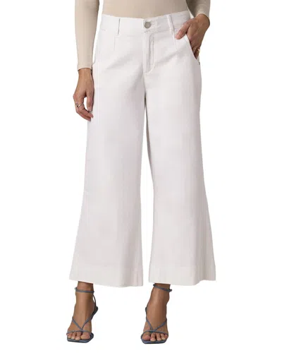 Wit & Wisdom Optic White Whitney Skyrise Crop Wide Leg Jean