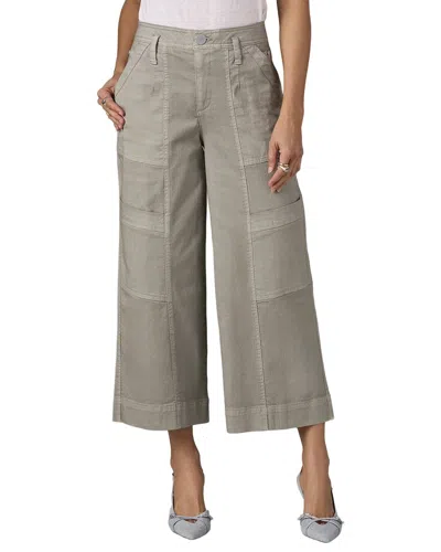 Wit & Wisdom Petite Skyrise Wide Crop Utility Pant In Green