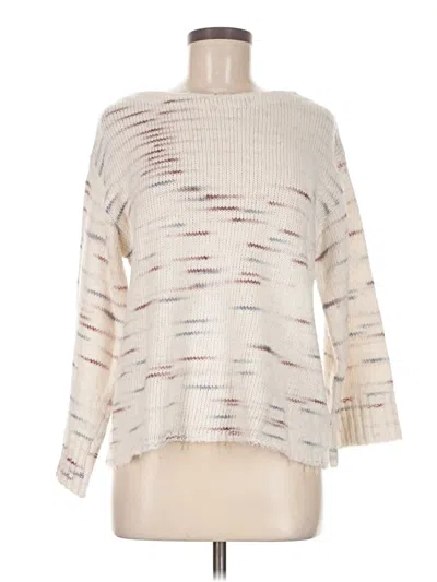 Pre-owned Wit & Wisdom Pullover Sweater In Ivory