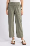 Wit & Wisdom Relaxed Straight Leg Pants In Laurel Oak