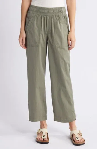 Wit & Wisdom Relaxed Straight Leg Pants In Brown