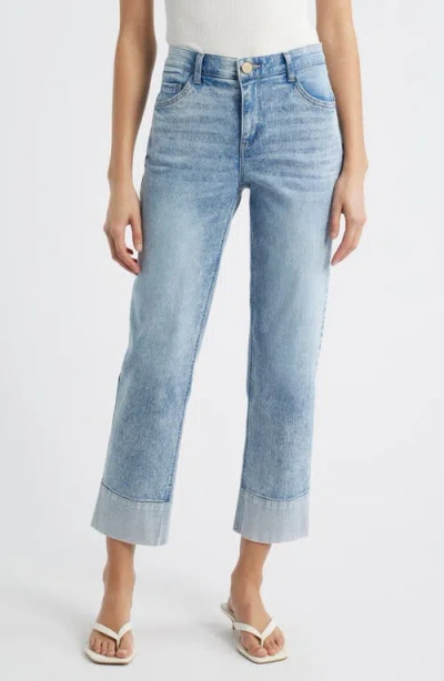 Wit & Wisdom Round Up High Waist Ankle Boyfriend Jeans In Blue