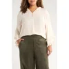 Wit & Wisdom Ruffle Top In Multi