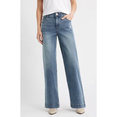 WIT & WISDOM WIT & WISDOM SAM 'AB'SOLUTION HIGH WAIST WIDE LEG JEANS