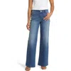 Wit & Wisdom Sam 'ab'solution High Waist Wide Leg Jeans In Blue