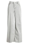 Wit & Wisdom Sam 'ab'solution High Waist Wide Leg Jeans In Light Grey