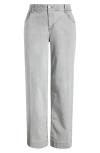 Wit & Wisdom Sam 'ab'solution High Waist Wide Leg Jeans In Light Grey