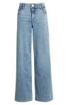 Wit & Wisdom Sam 'ab'solution High Waist Wide Leg Jeans In Mid Blue