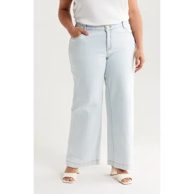 Wit & Wisdom Sam High Waist Wide Leg Jeans