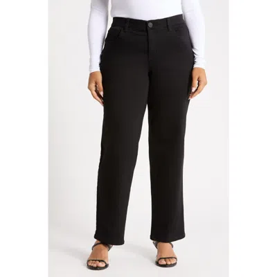 Wit & Wisdom Sawyer Straight Leg Jeans In Black