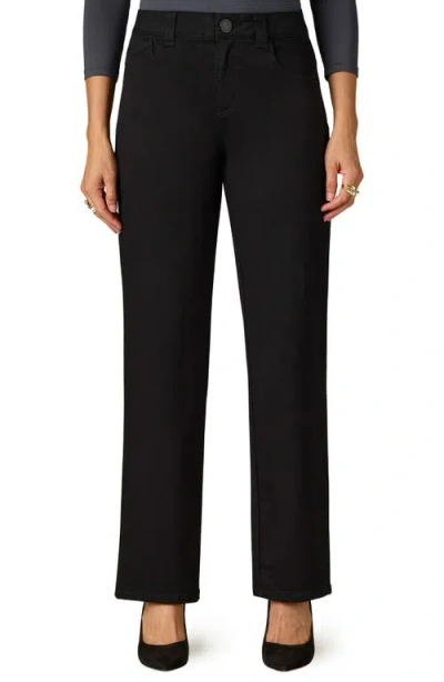 Wit & Wisdom Sawyer Straight Leg Jeans In Black