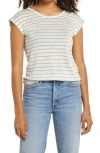 Wit & Wisdom Scoop Neck Twist Back T-shirt In Gray
