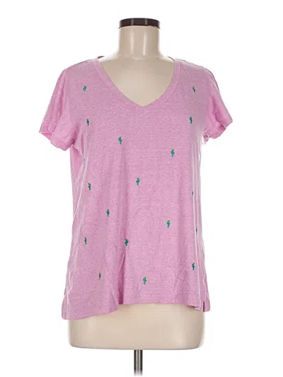 Pre-owned Wit & Wisdom Short Sleeve T-shirt In Pink