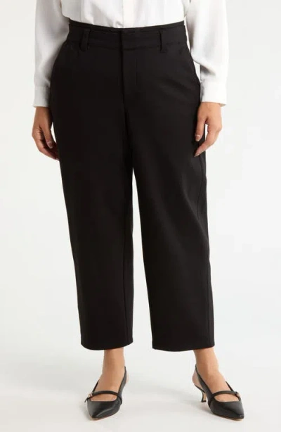 Wit & Wisdom Skyrise Ankle Straight Leg Pants In Black