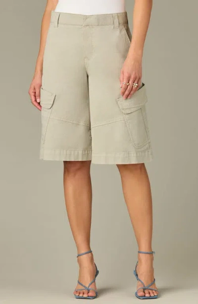 Wit & Wisdom Skyrise Cargo Bermuda Shorts In Transparent