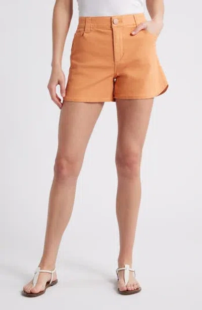 Wit & Wisdom Skyrise Dolphin Hem Denim Shorts In Ausu-autumn Sunset