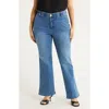 Wit & Wisdom Skyrise Double Side Seam Bootcut Jeans In Blue