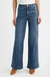 Wit & Wisdom Skyrise Double Side Seam Wide Leg Jeans