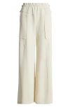 Wit & Wisdom Skyrise Glider Pull-on Wide Leg Pants In Blanched Almond
