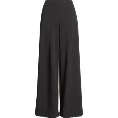Wit & Wisdom Skyrise Pintuck Palazzo Pants In Black