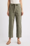 Wit & Wisdom Skyrise Relaxed Straight Leg Twill Pants In Laurel Oak