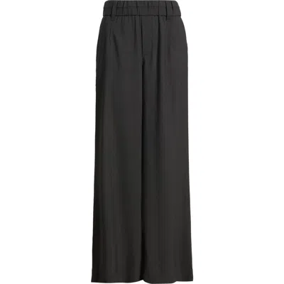 Wit & Wisdom Skyrise Side Seam Straight Leg Pants In Black