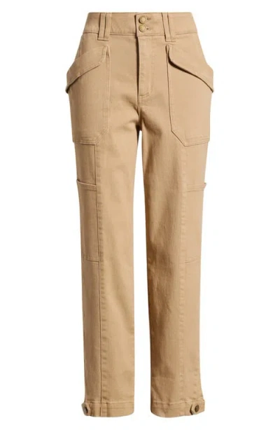 Wit & Wisdom Skyrise Tapered Utility Pants In Brown