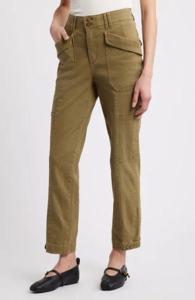 Wit & Wisdom Skyrise Tapered Utility Pants In Green
