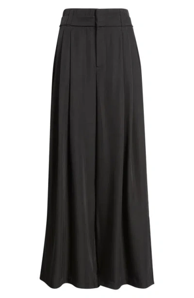 Wit & Wisdom Skyrise Triple Pleat Palazzo Pants In Black