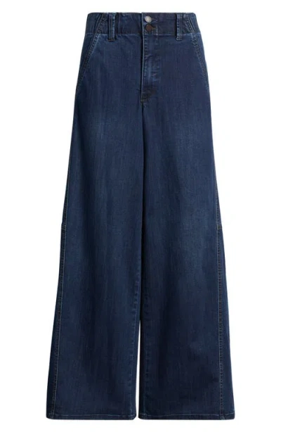 Wit & Wisdom Skyrise Wide Leg Jeans In Blue