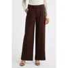 Wit & Wisdom Skyrise Wide Leg Pants In Brown