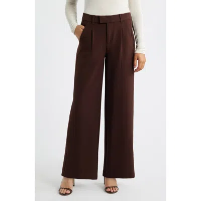 Wit & Wisdom Skyrise Wide Leg Pants In Brown