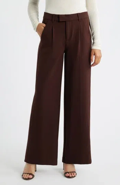 Wit & Wisdom Skyrise Wide Leg Pants In Brown