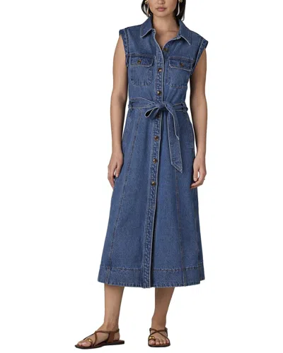 Wit & Wisdom Sleeveless Button Down Maxi Dress In Mble