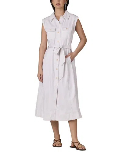 Wit & Wisdom Sleeveless Button Down Maxi Dress In Opw