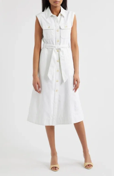 Wit & Wisdom Sleeveless Button-up Denim Shirtdress