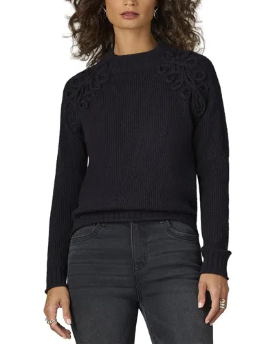 Wit & Wisdom Soutache Sweater In Black