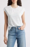 Wit & Wisdom Stripe Linen Blend T-shirt