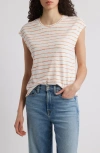 Wit & Wisdom Stripe Linen Blend T-shirt