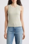 Wit & Wisdom Stripe Rib Tank