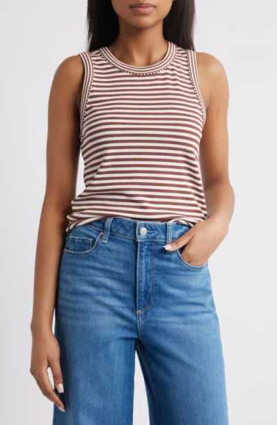 Wit & Wisdom Stripe Rib Tank