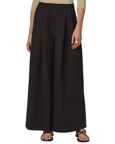 Wit & Wisdom Ultra Skyrise Double Pleat Wide Leg Pant In Black