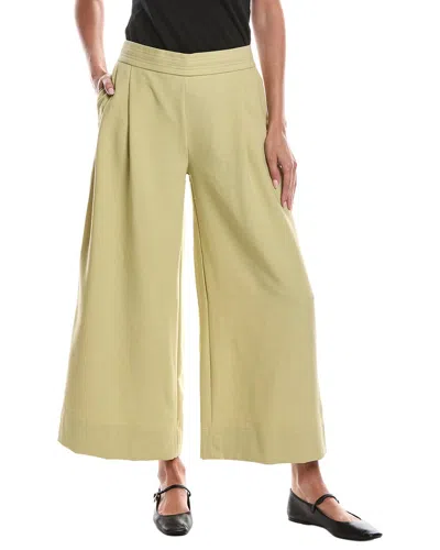 Wit & Wisdom Ultra Skyrise Double Pleat Wide Leg Pant In Green