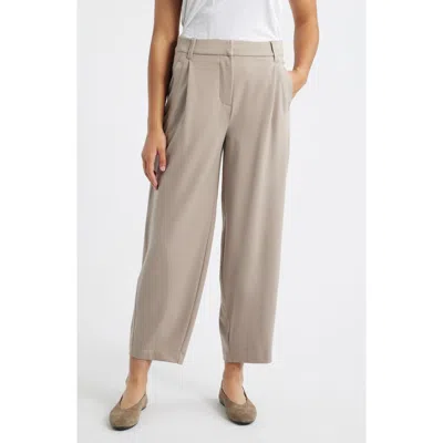 Wit & Wisdom Ultra Skyrise Pleated Relaxed Barrel Leg Ankle Pants In Pattern