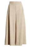Wit & Wisdom Ultra Skyrise Pleated Wide Leg Pants In Brown